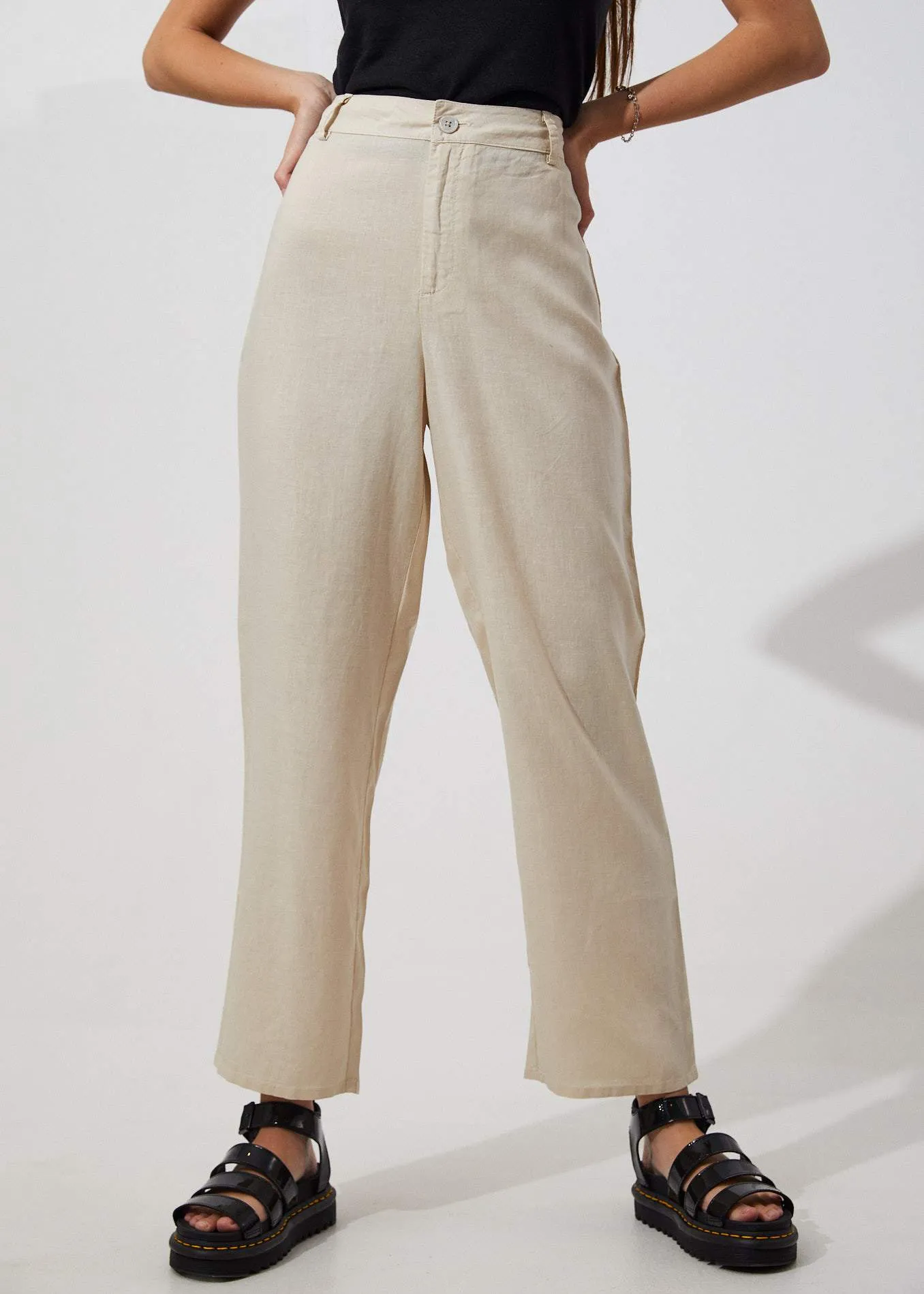 Afends Womens Siren - Hemp Pant - Bone