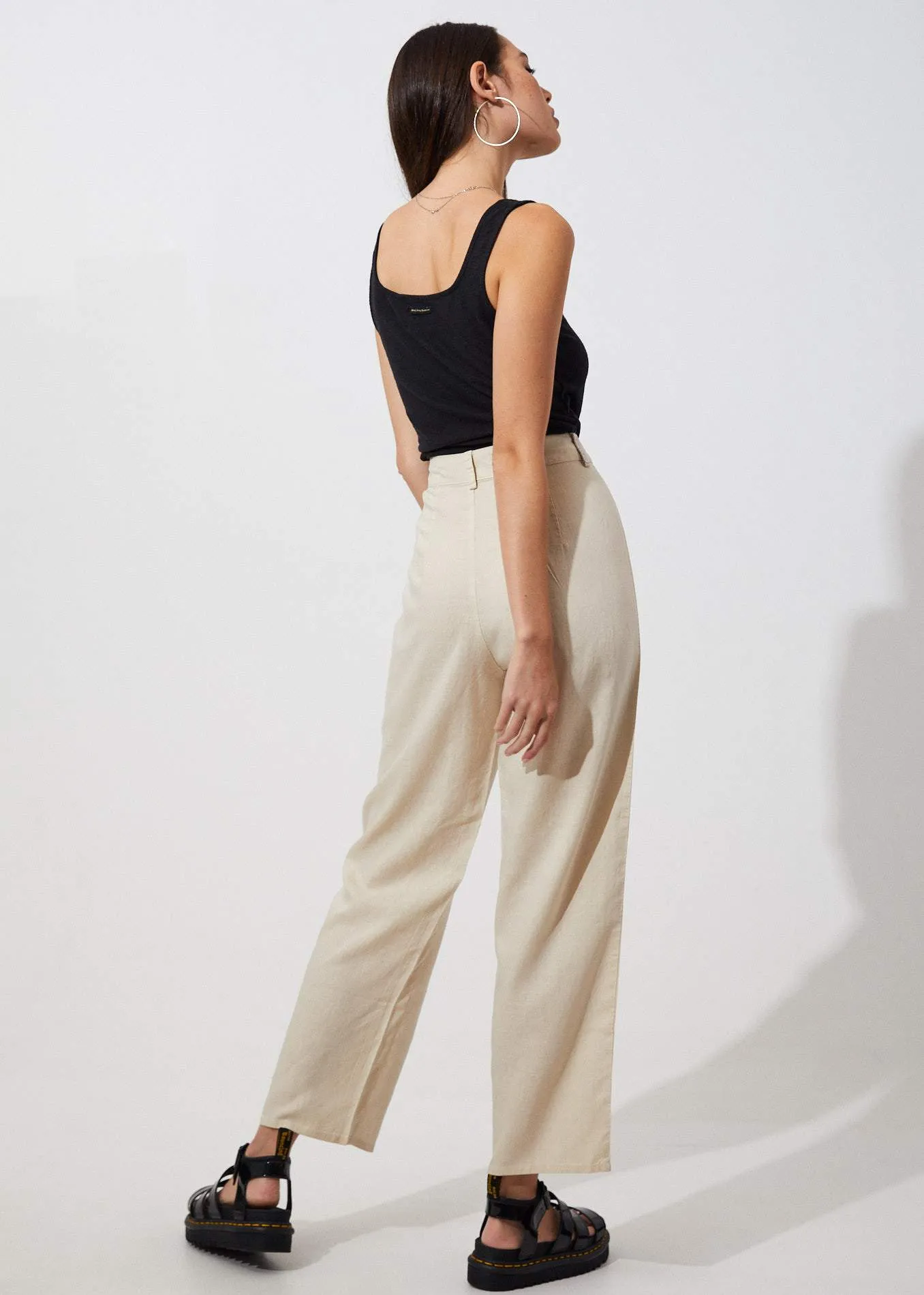 Afends Womens Siren - Hemp Pant - Bone