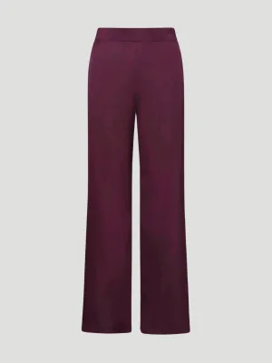 Amalfi Pants in Bordeaux