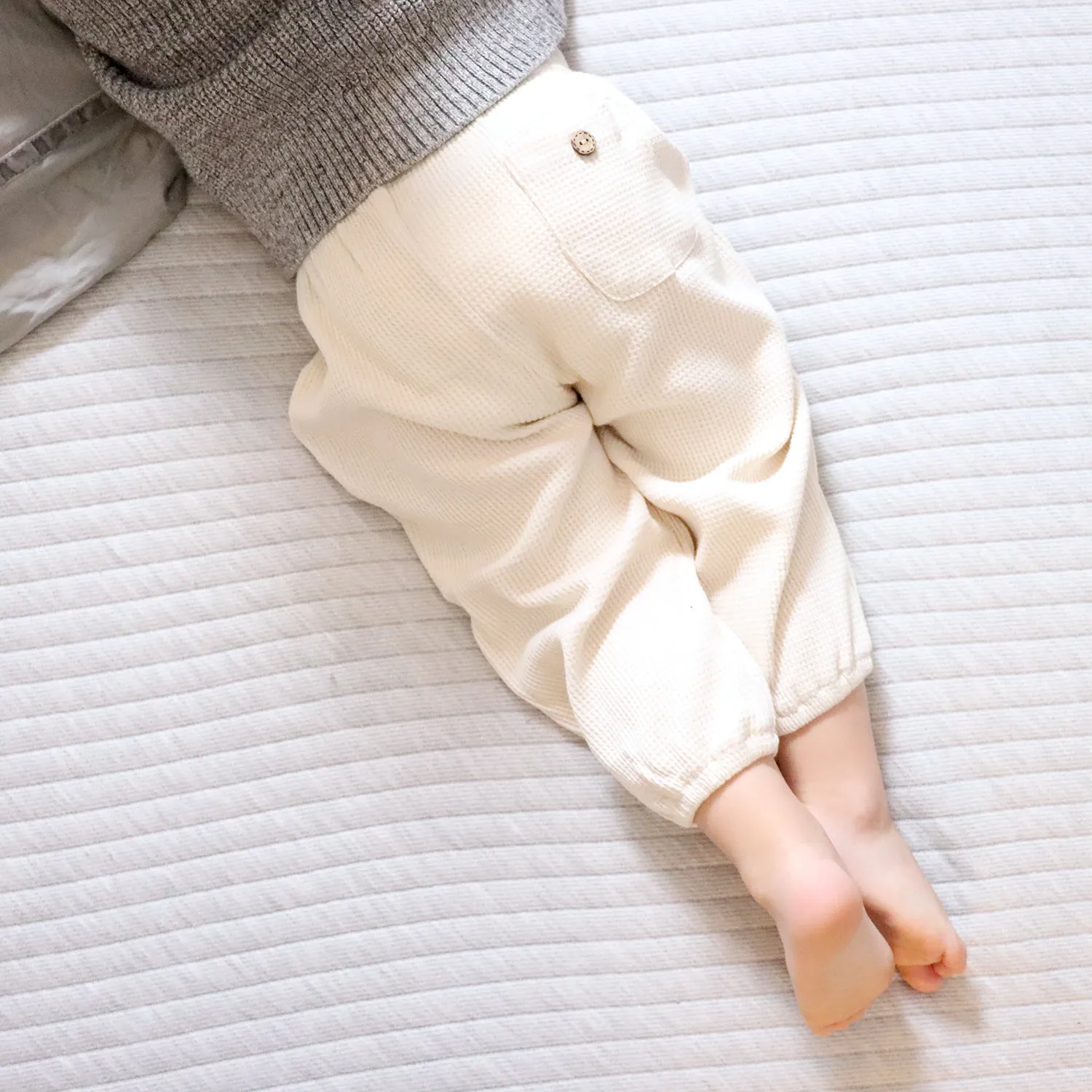 Baby Lightweight Waffle Pants