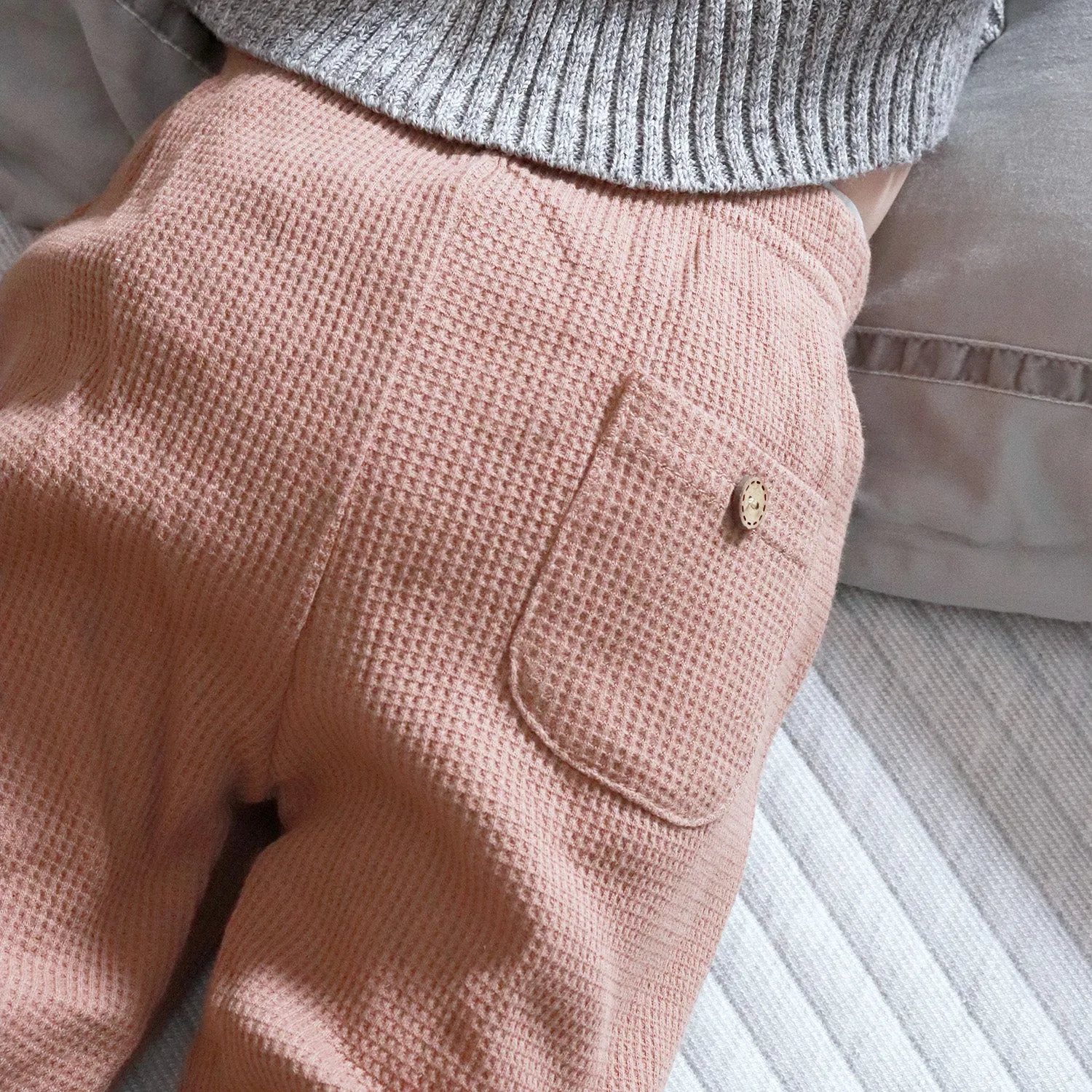 Baby Lightweight Waffle Pants