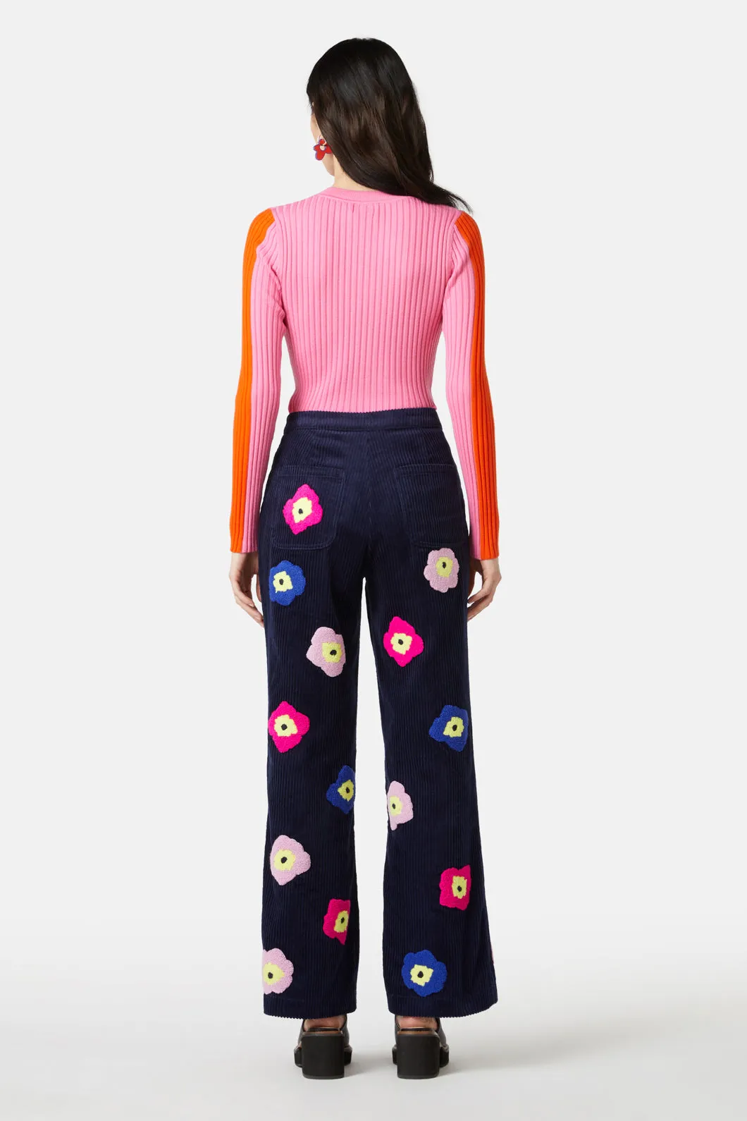 Backyard Flower Cord Pant