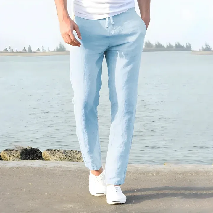 Breathable Linen Pants for Men