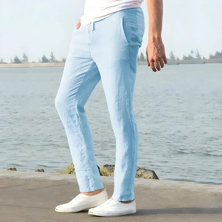 Breathable Linen Pants for Men