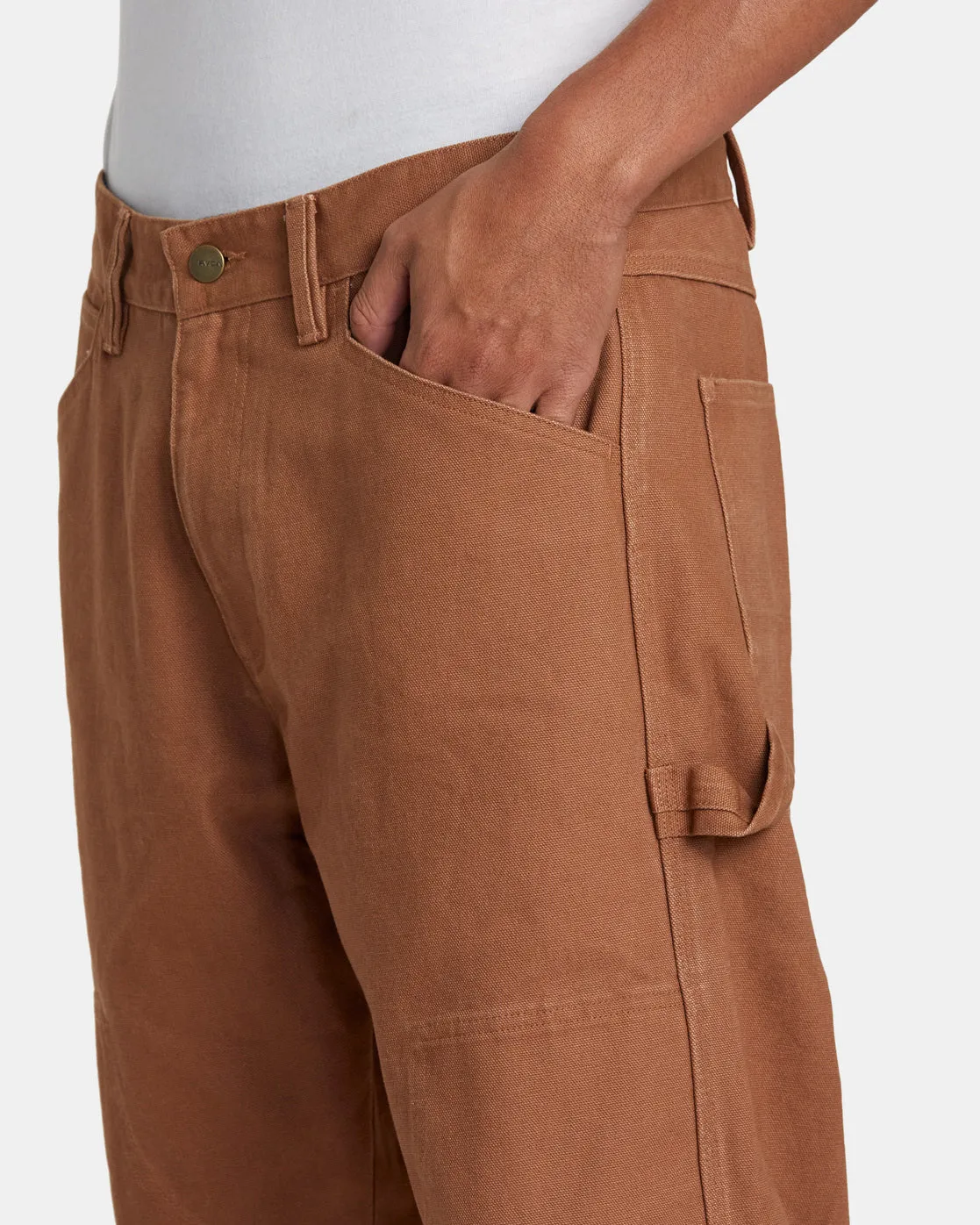 Chainmail Relaxed Fit Pants - Rawhide