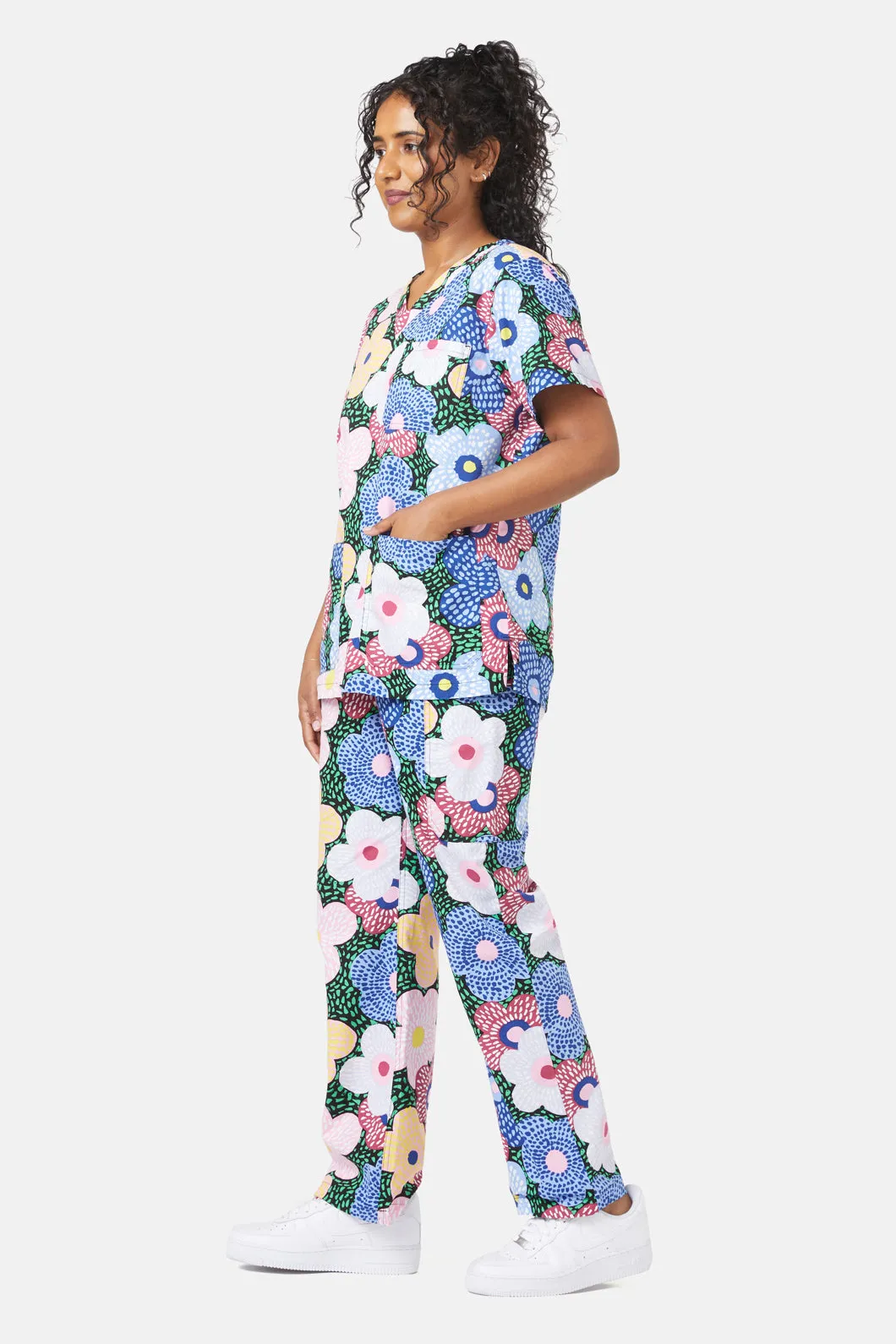 Flower Carnival Scrub Set