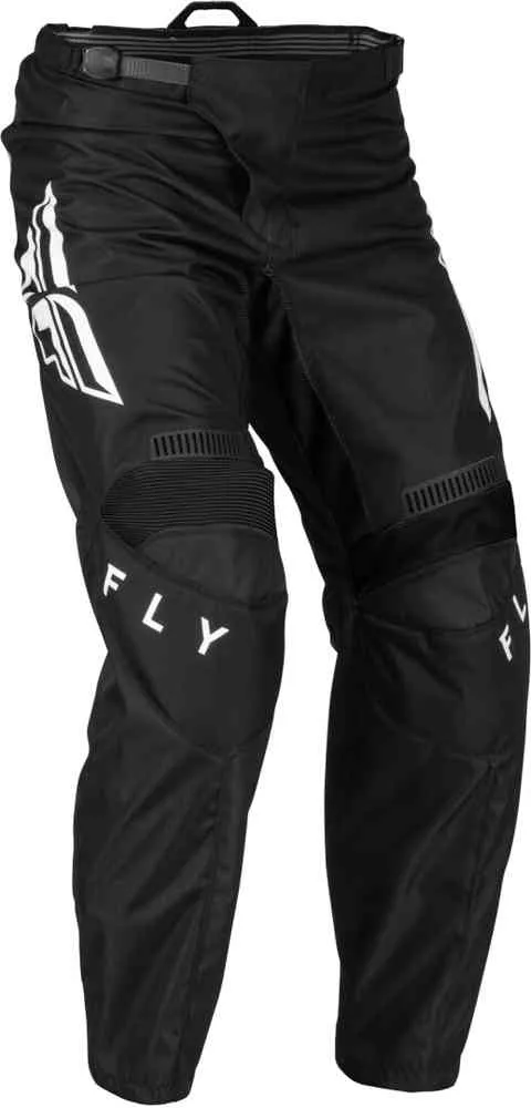 Fly Racing F-16 2023 FLY Racing Motocross Pants, Black and White