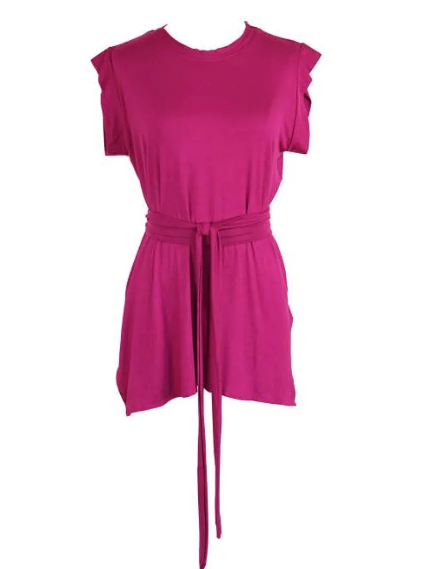 Fuchsia Tunic and Palazzo Pant Set