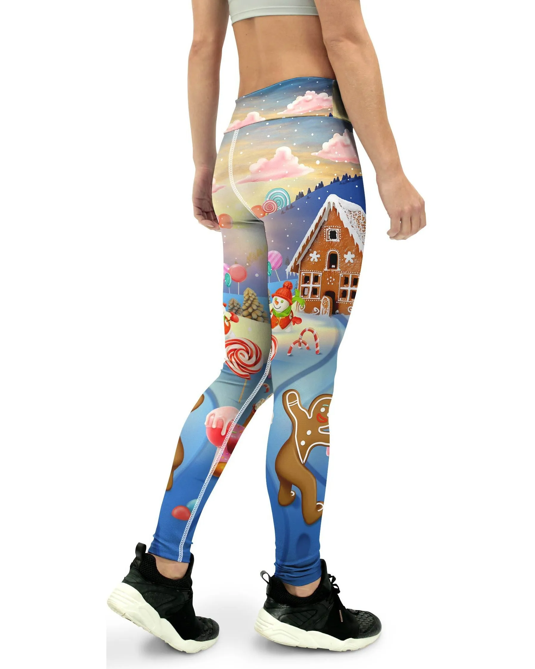 Gingerbread House Yoga Pants