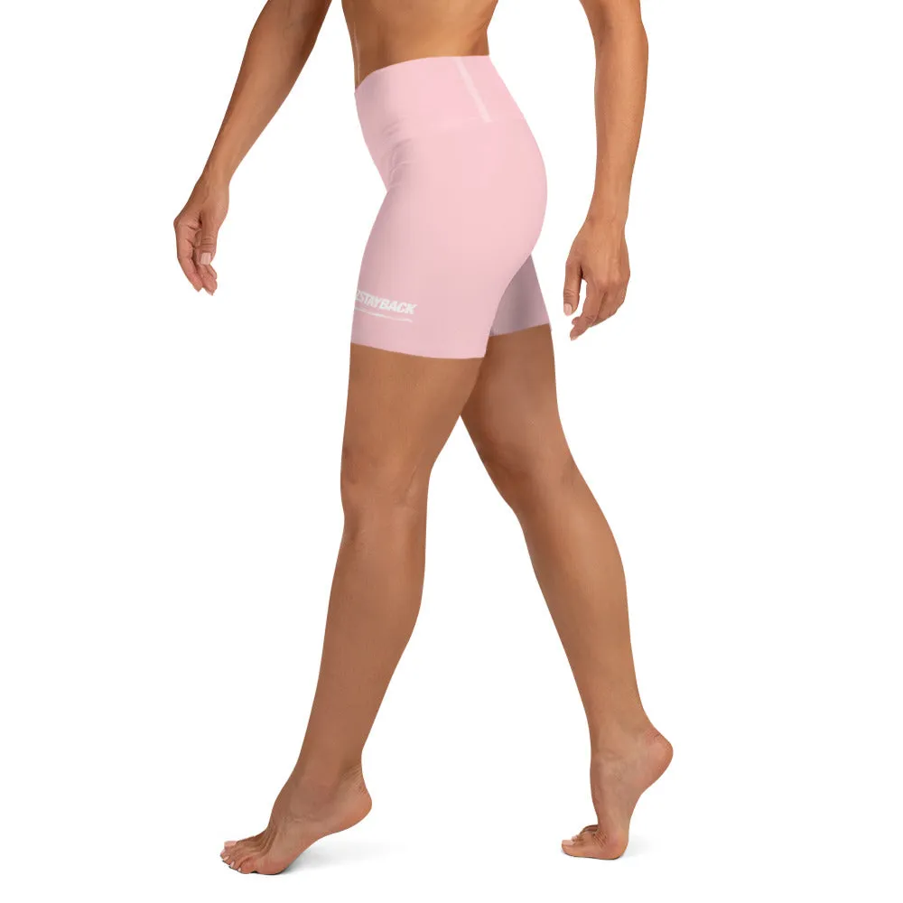 #HaterzStayBack Women's Yoga Shorts (Pink)