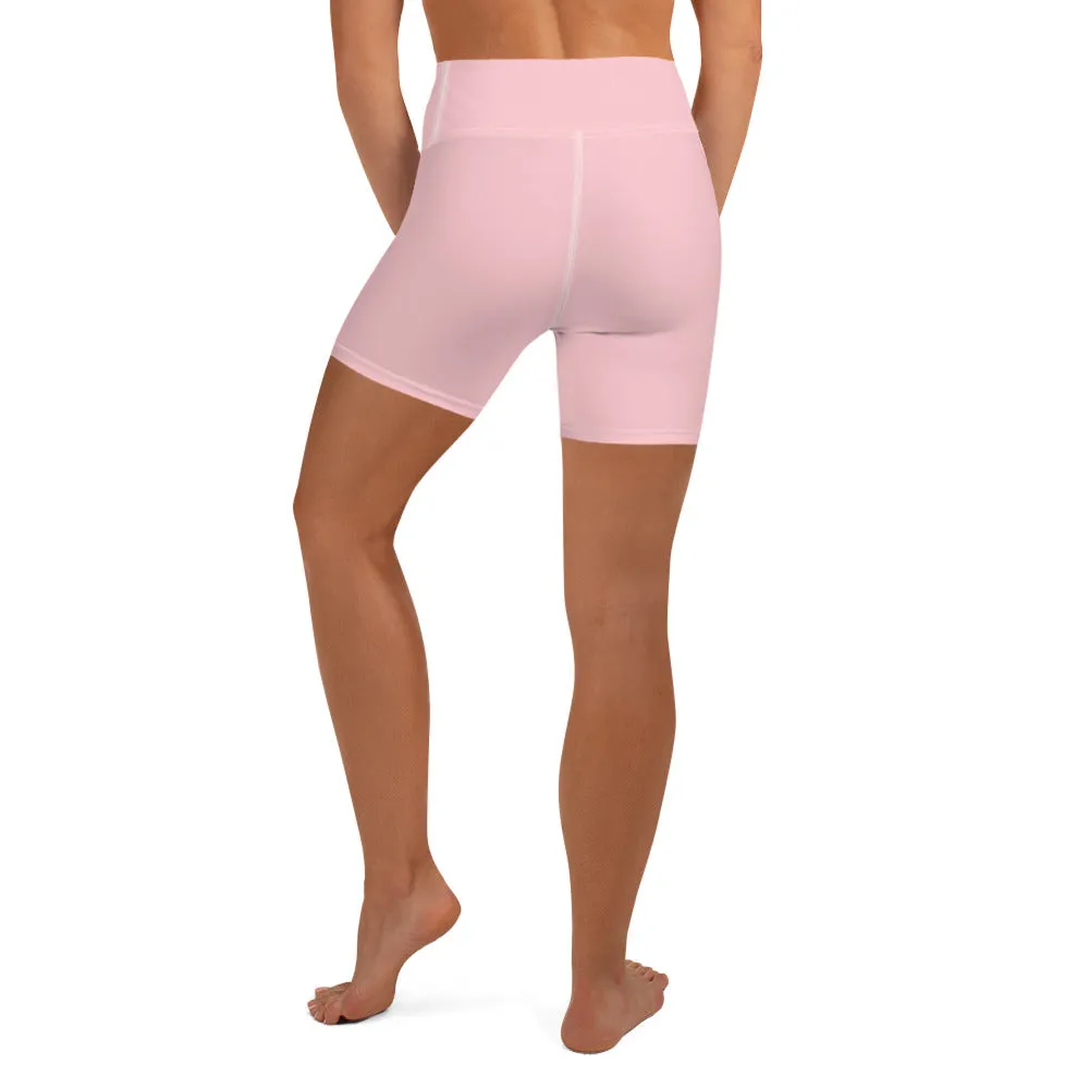 #HaterzStayBack Women's Yoga Shorts (Pink)