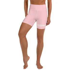 #HaterzStayBack Women's Yoga Shorts (Pink)