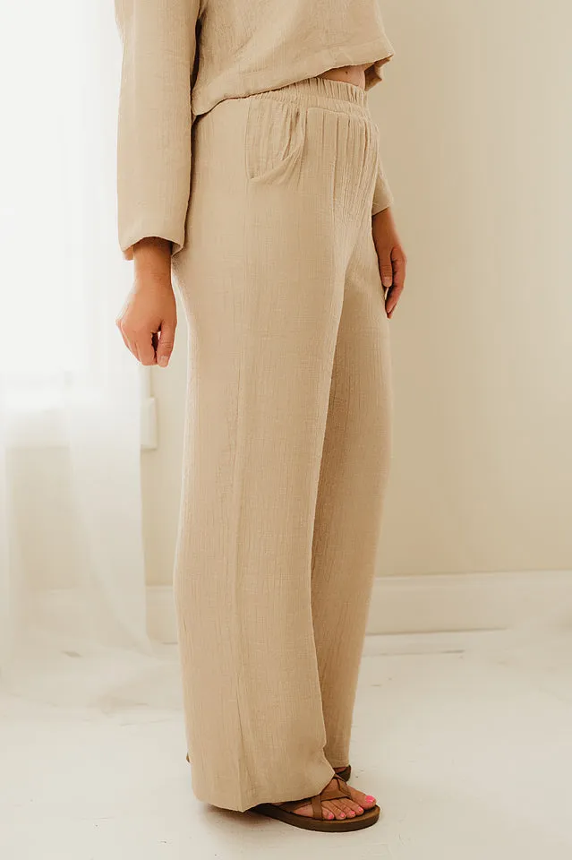 Lightweight Wide Leg Pants