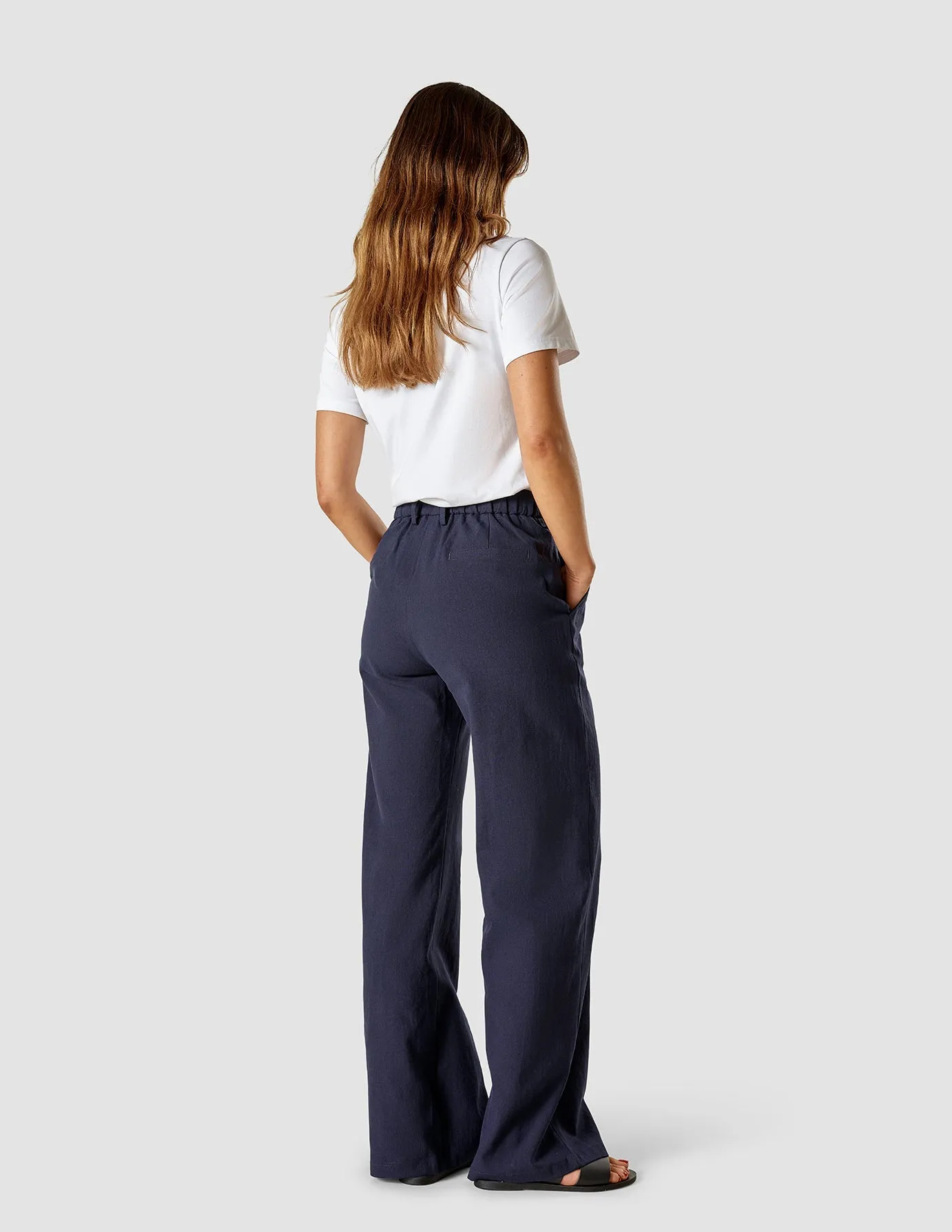 Linen Pants Navy