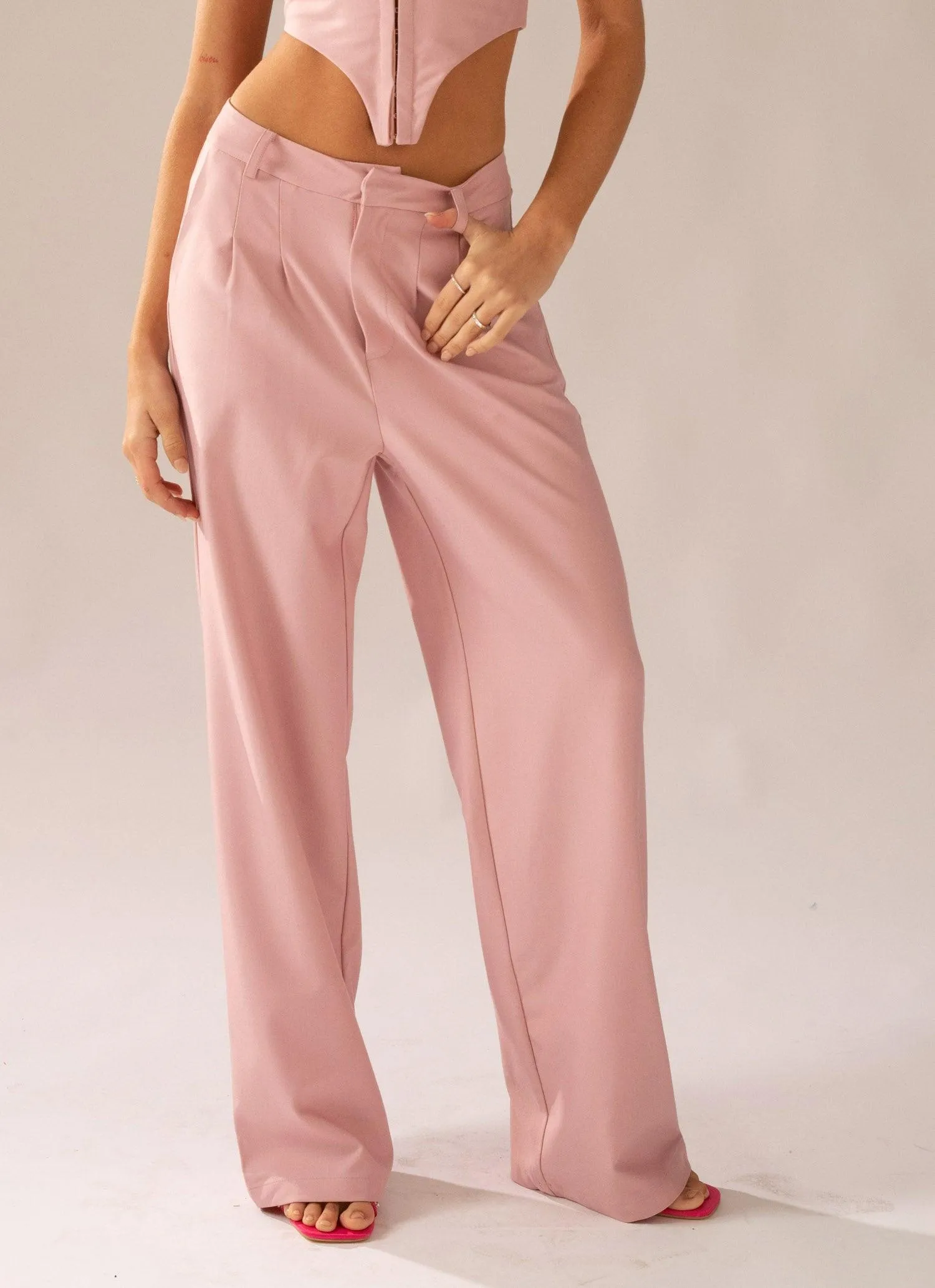 Magdalena Suit Pants - Lovers Pink