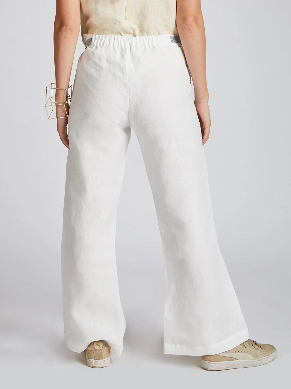 Mast Culotte Pants White