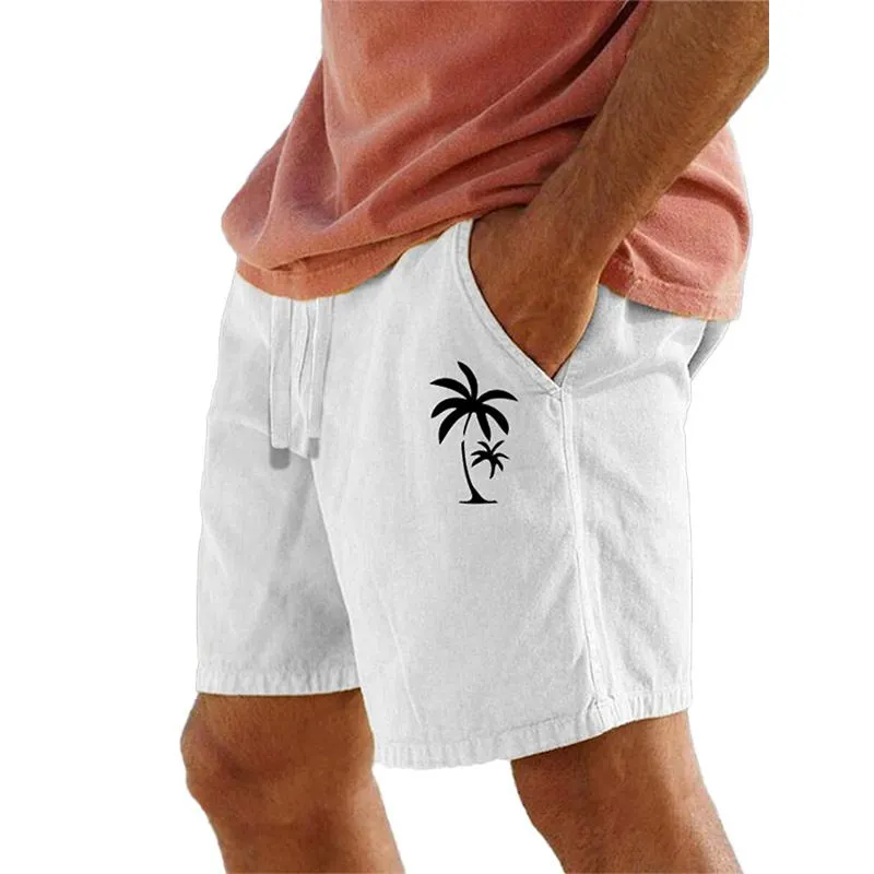 Men's Beach Print Breathable Shorts 39943935YM