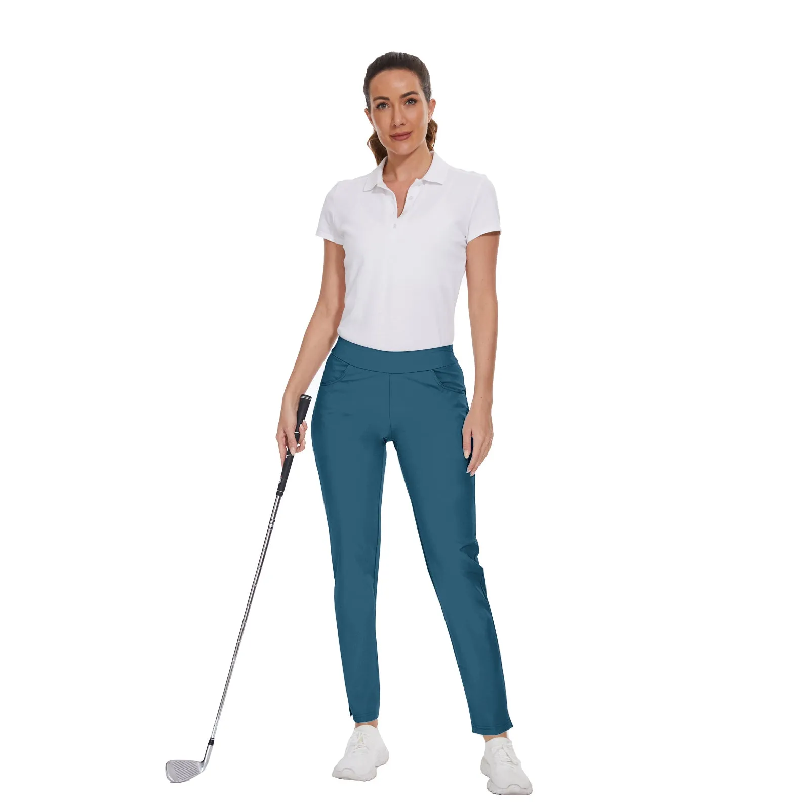 MOTEEPI Womens  Lightweight Stretchy Work Hiking  Golf Pants