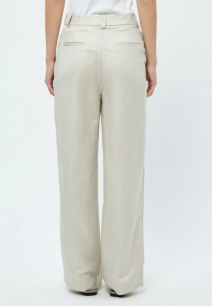 MSAuguste HW Linen Pants - Nomad Sand Melange