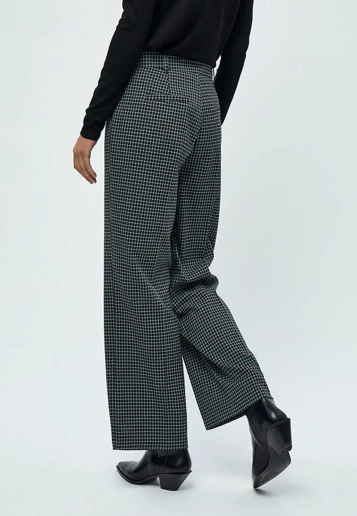 MSLekira Pants - Slate Brown Checked