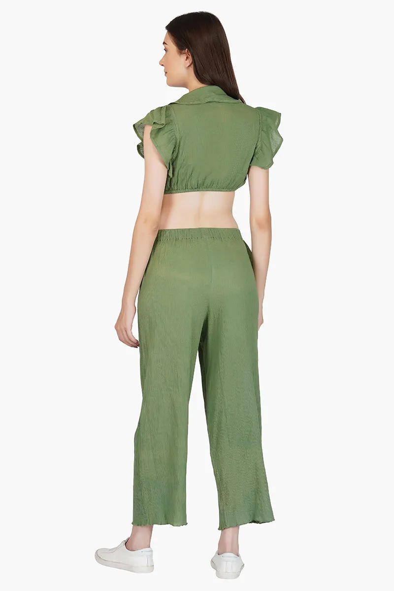 Olivia Cotton Crepe Pants