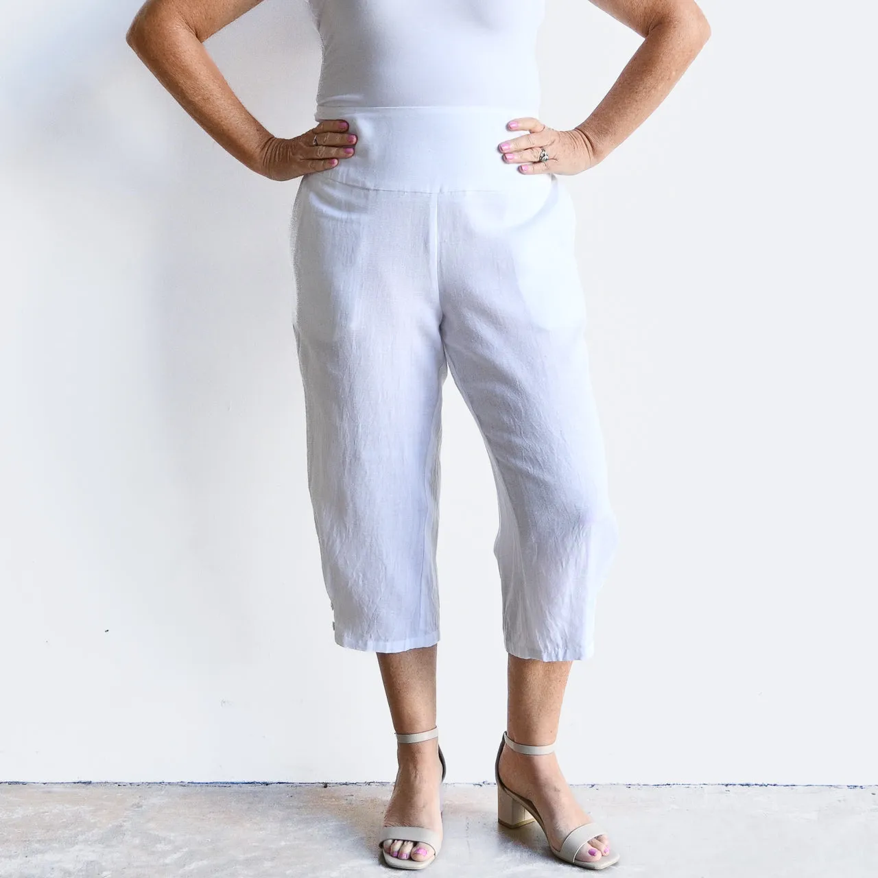 One And Done Linen Blend Pant by Orientique Australia - 4632