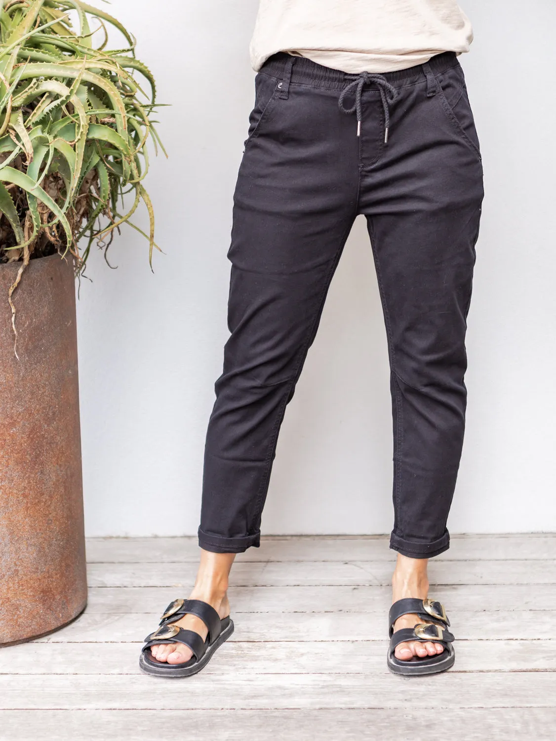 Penny Relax Pant - Black