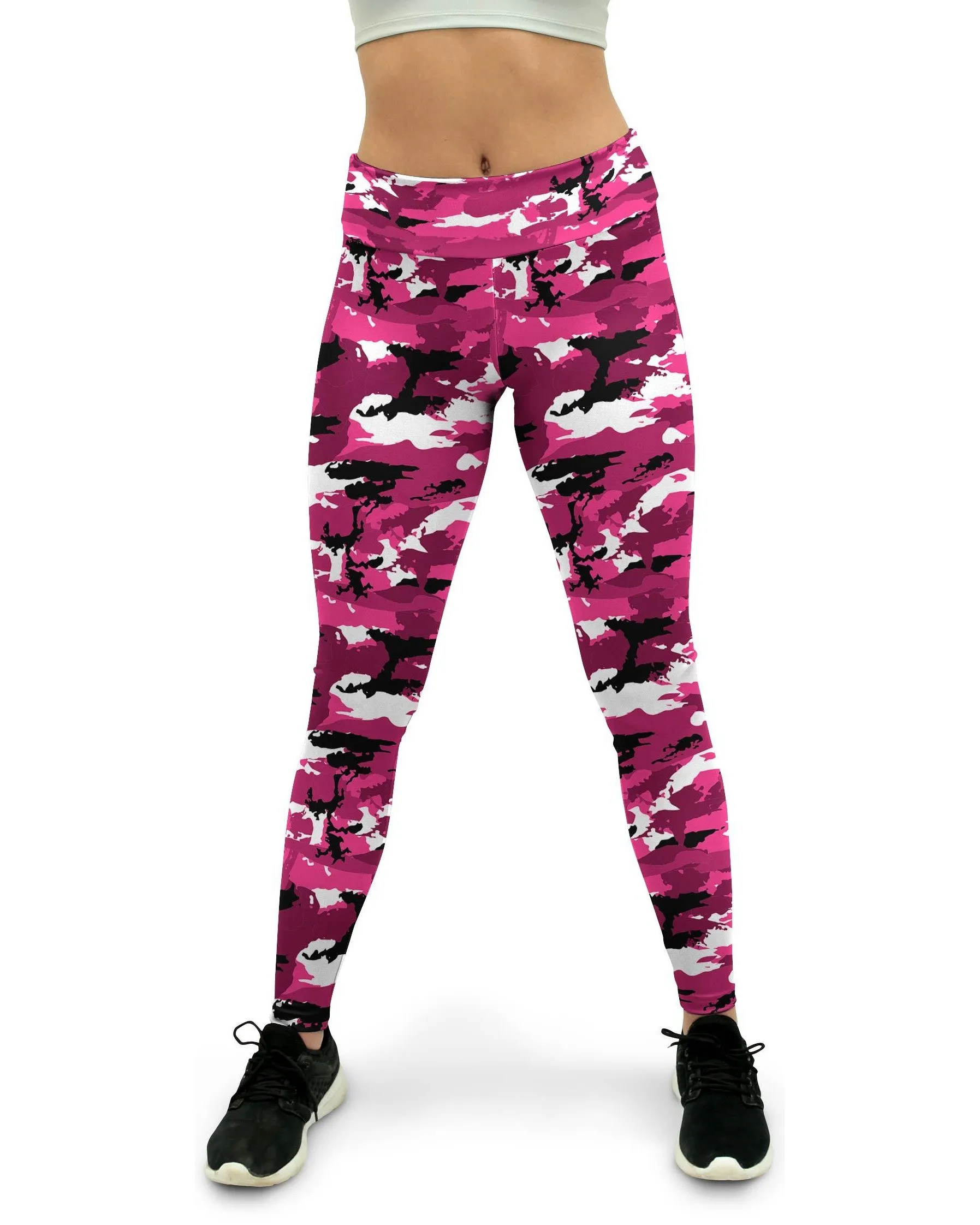 Pink Camo Yoga Pants