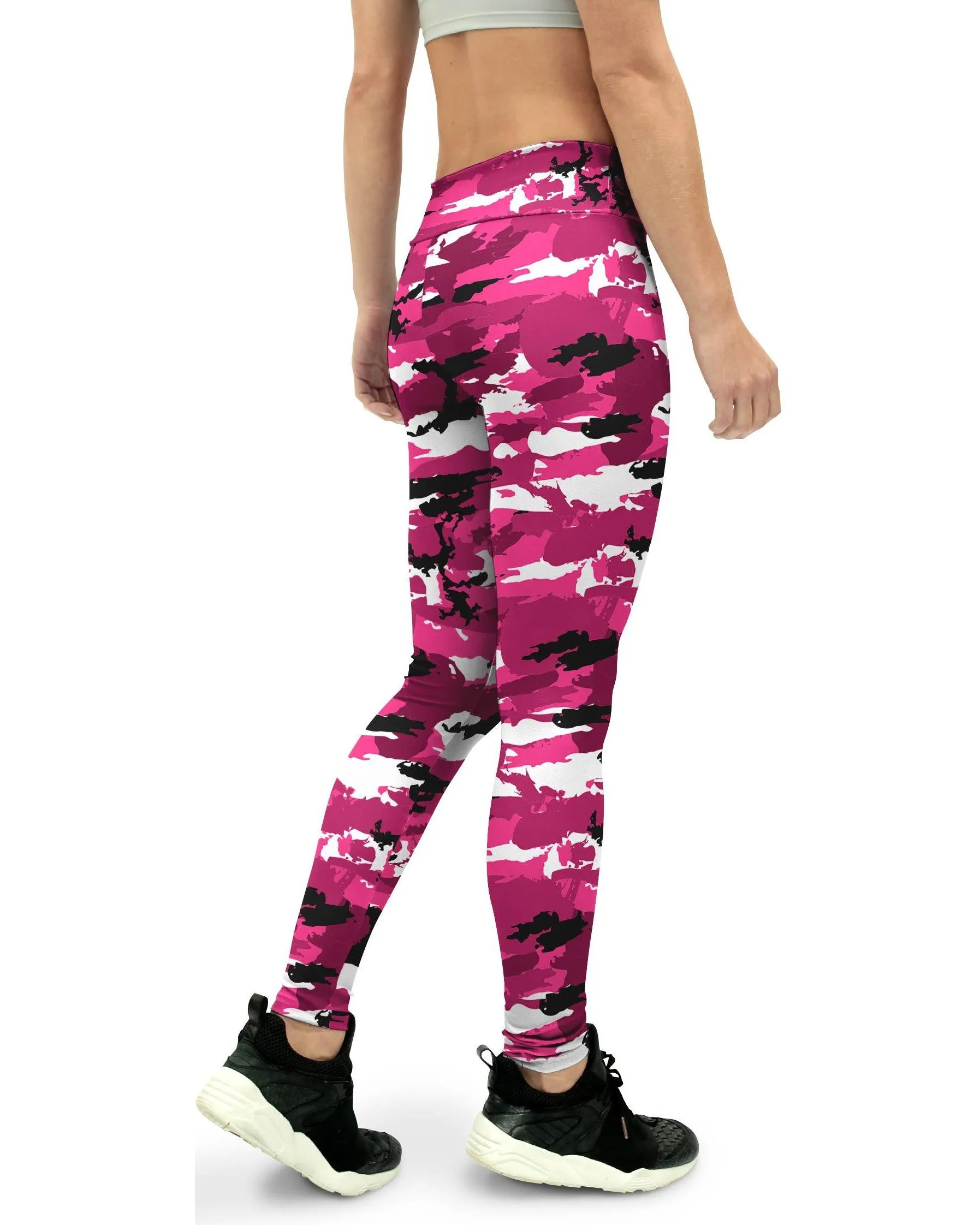 Pink Camo Yoga Pants