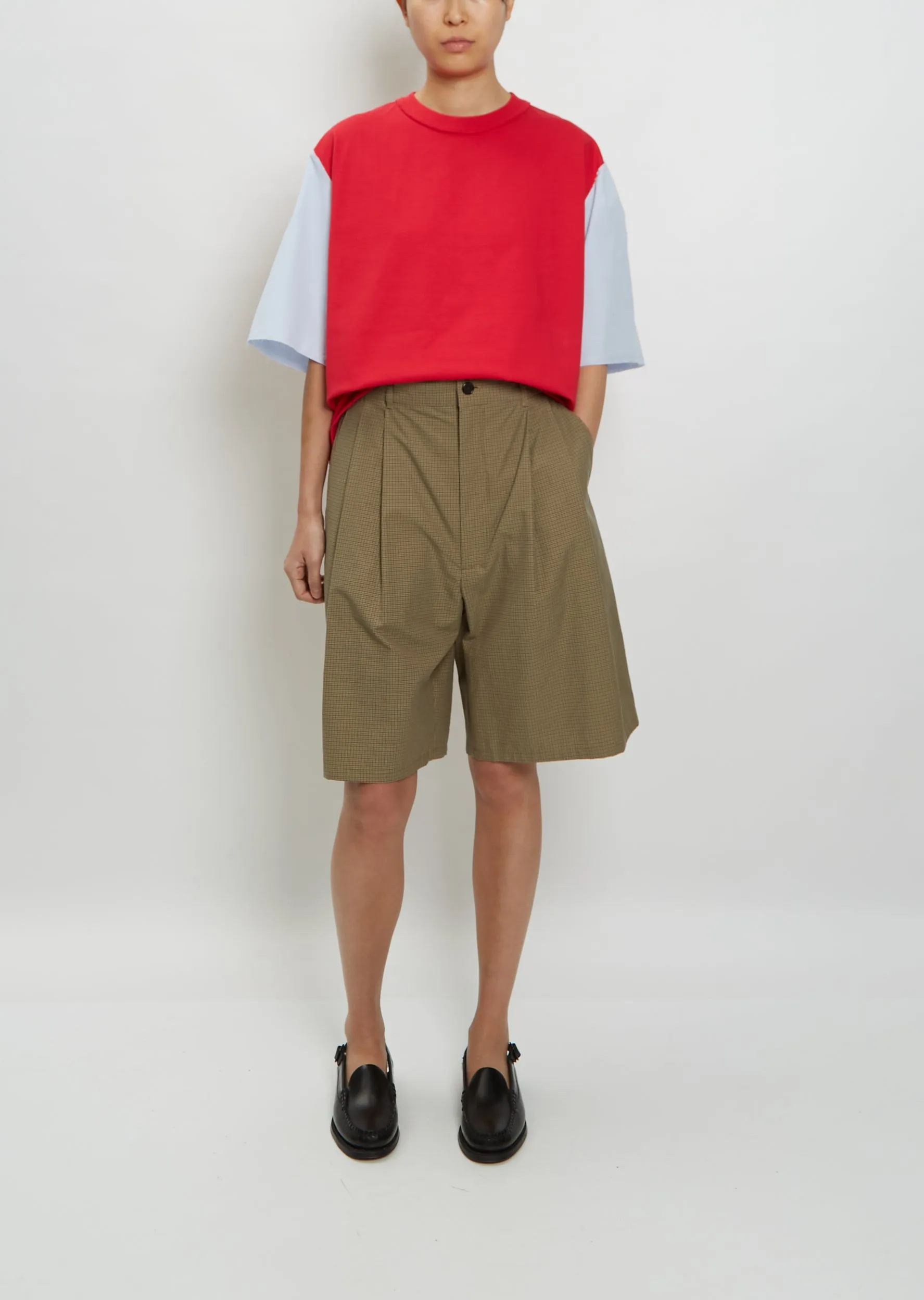 Pleated Suitpants Shorts