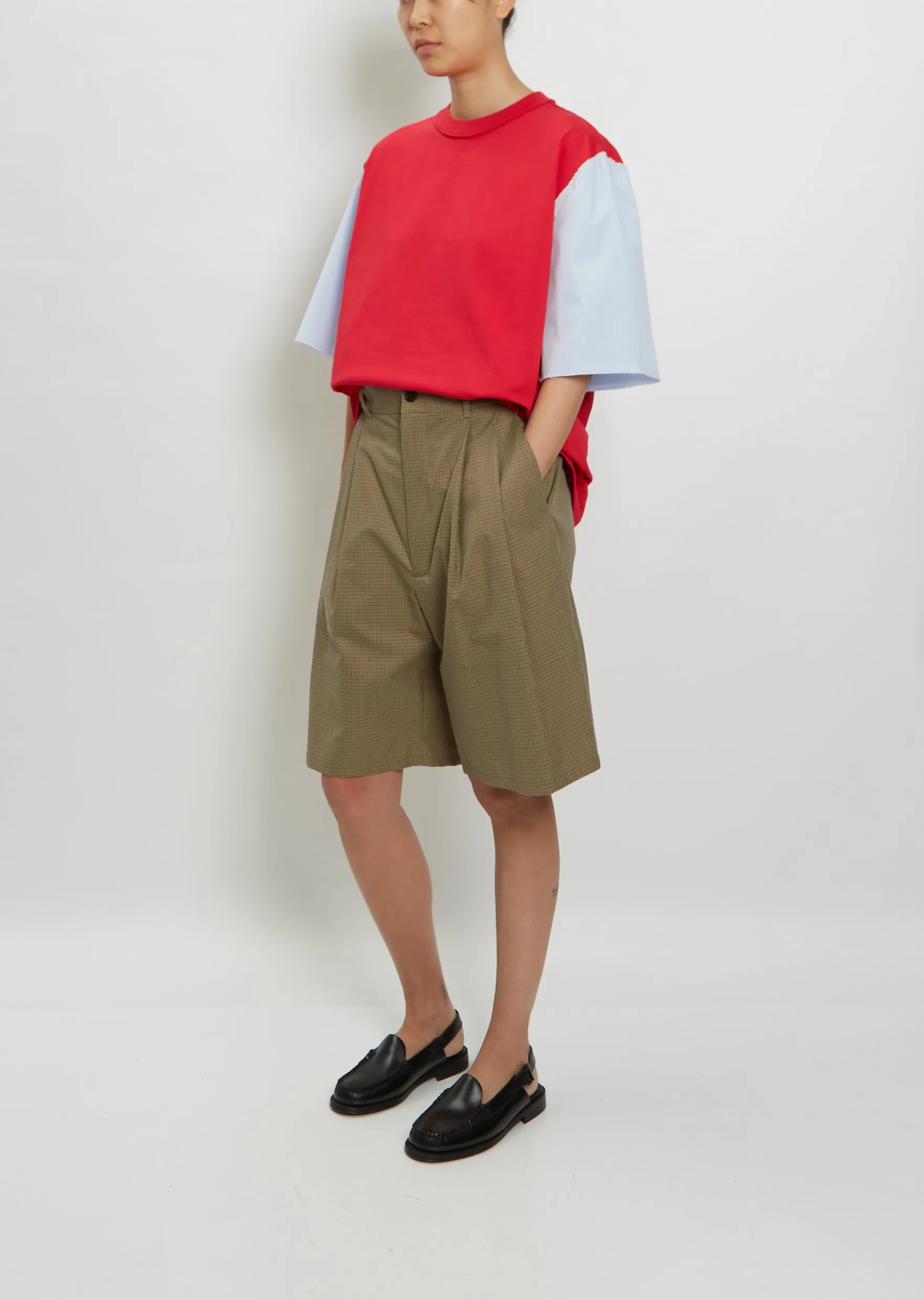 Pleated Suitpants Shorts