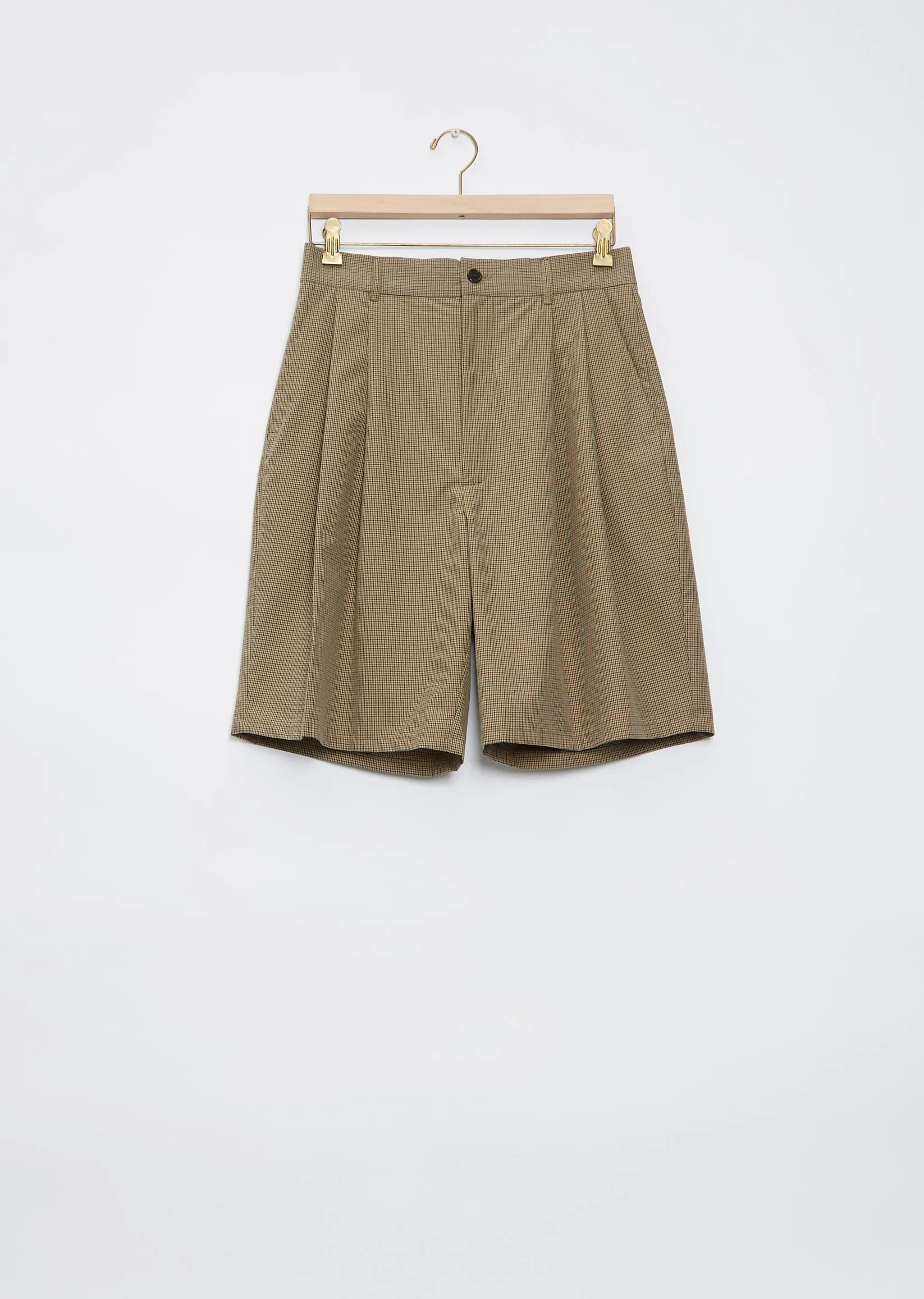 Pleated Suitpants Shorts