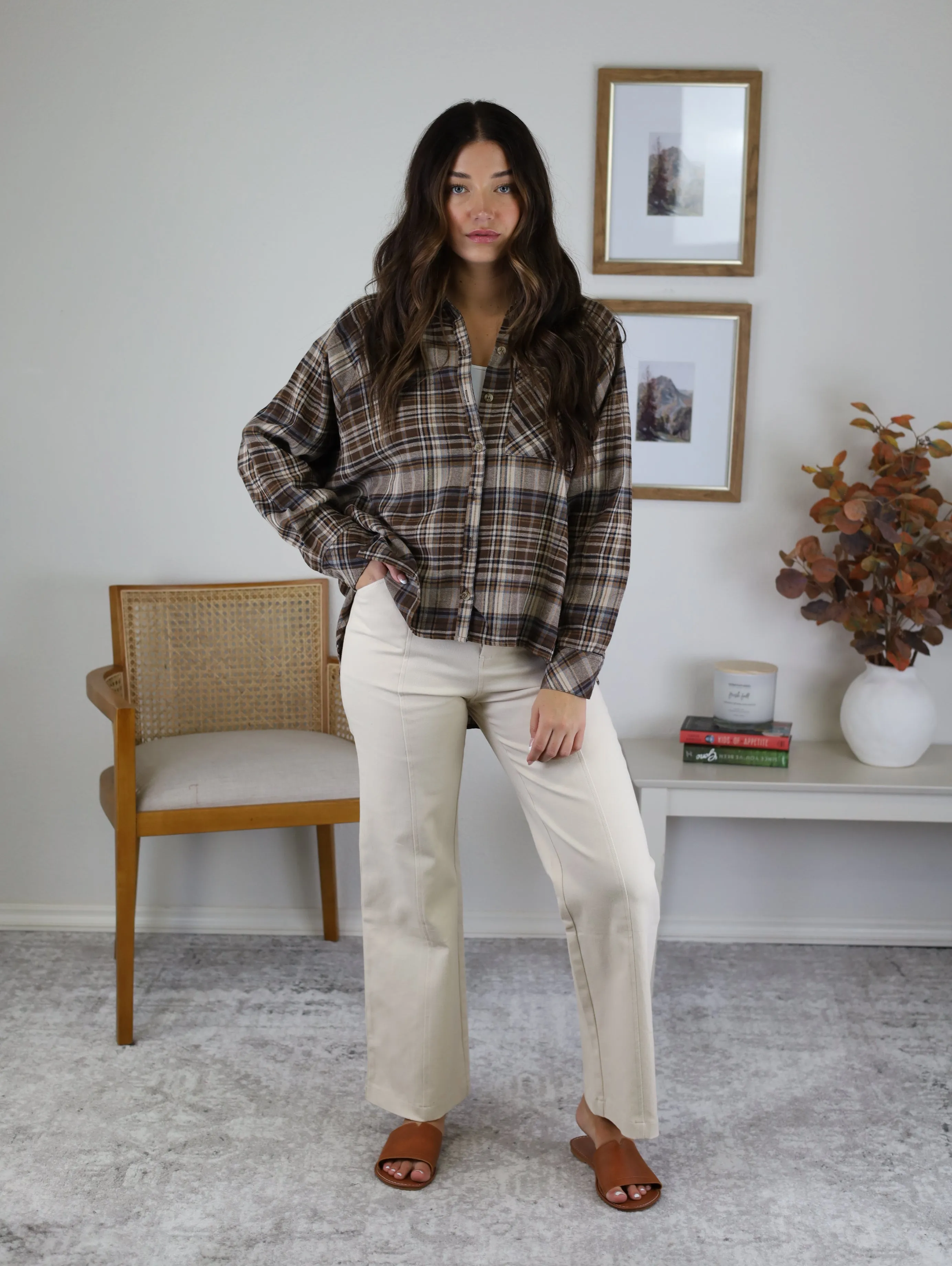 Rockford Front Seam Wide Leg Pant