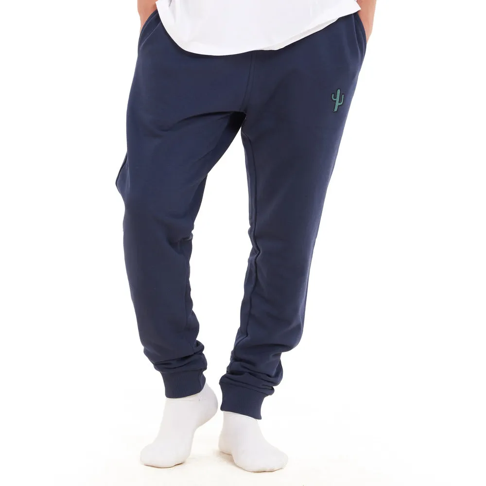 Snuggs summer Sweatpants Dark Blue cactus