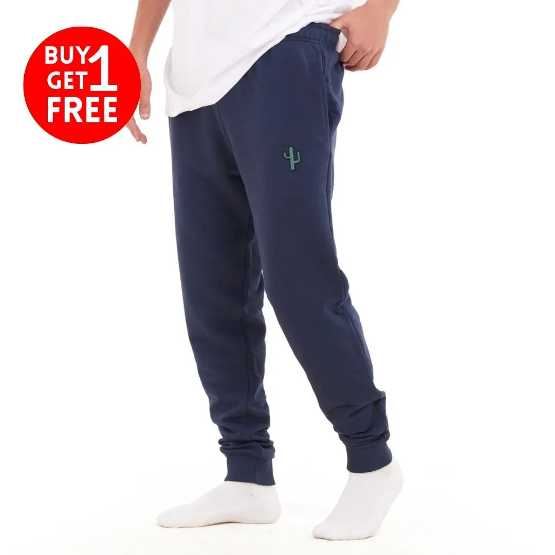 Snuggs summer Sweatpants Dark Blue cactus