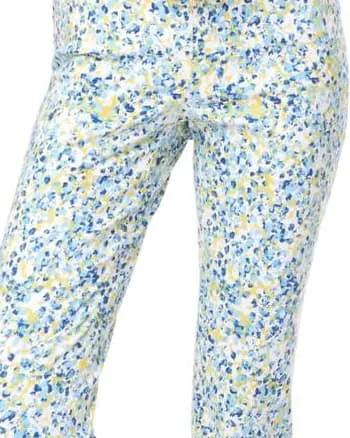 Speckles Print Pant In Blue/Yellow | Blue/Yellow