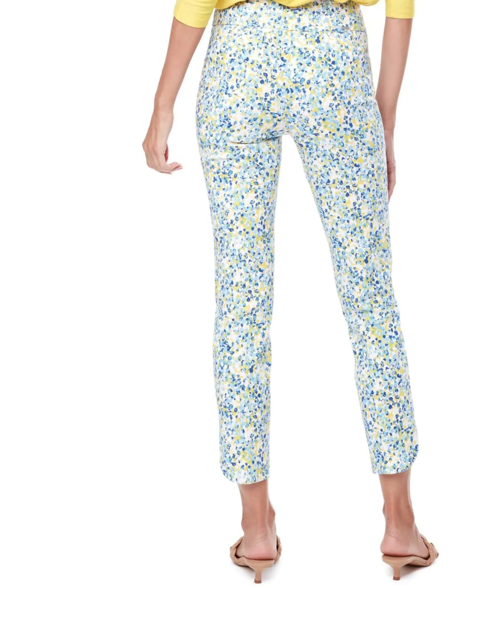 Speckles Print Pant In Blue/Yellow | Blue/Yellow