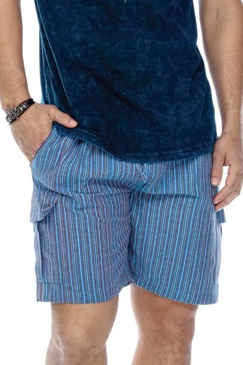 Striped Shorts With Pockets