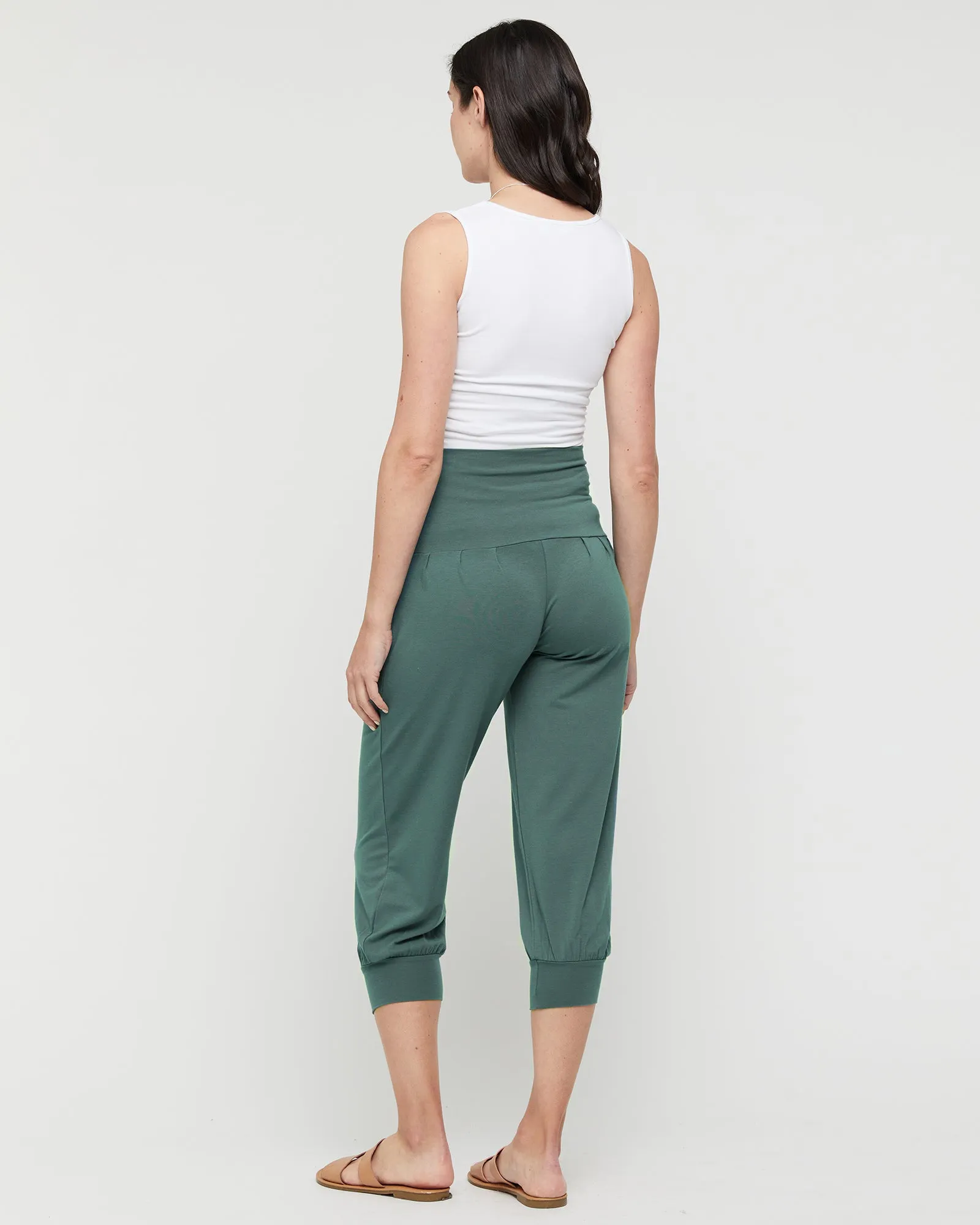 Summer Slouch Maternity Pant - Silver Pine