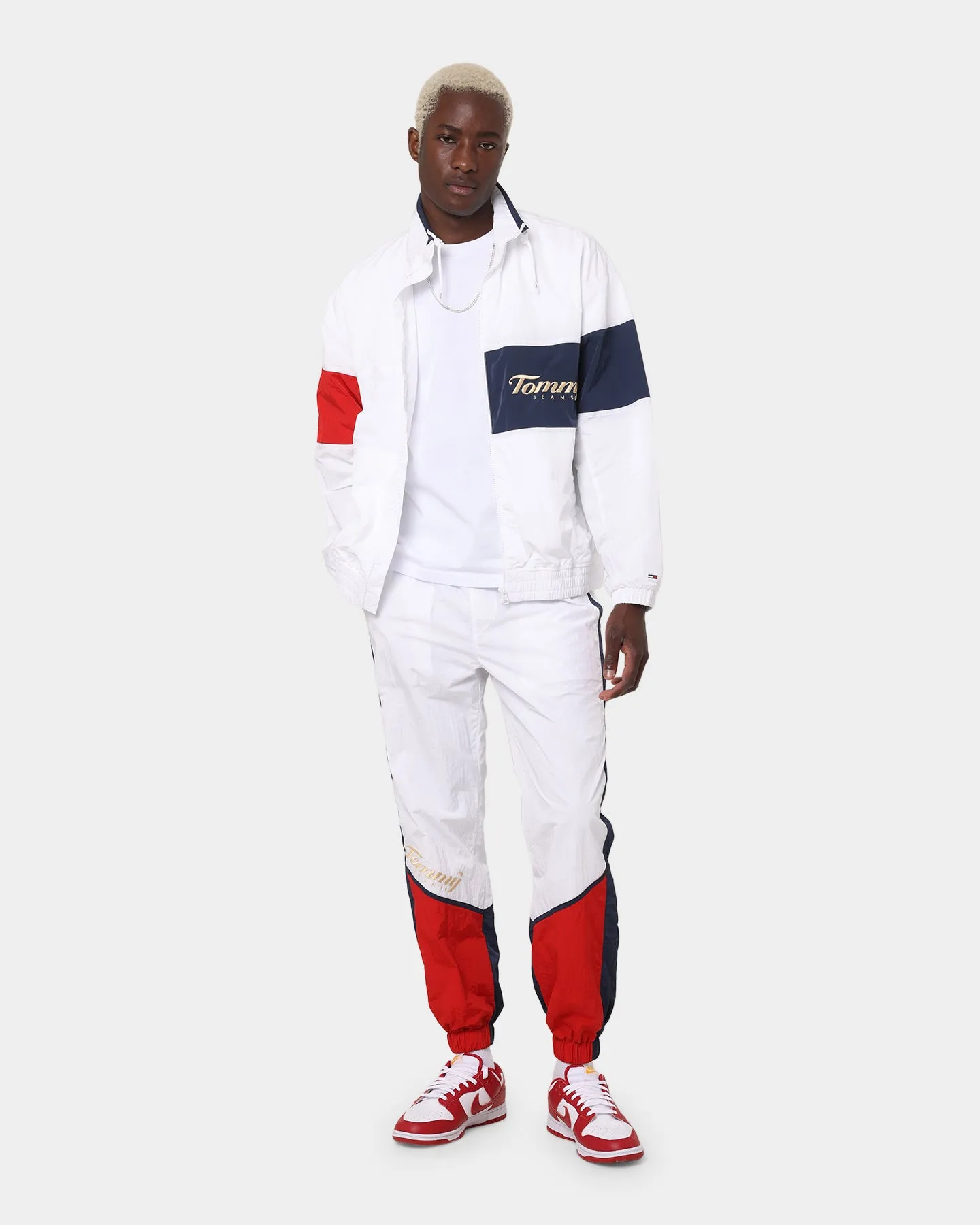 Tommy Jeans TJM Archive Windpants White Multi