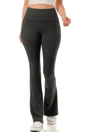 Wide Hw Premium Flare Yoga Legging Pants