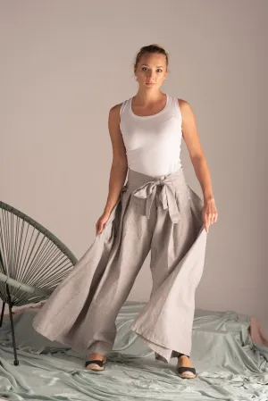 Wide Leg Linen Pants