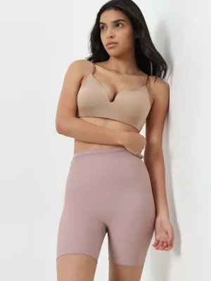 Wunderlove Mauve High-Rise Cooling Longpants Shapewear