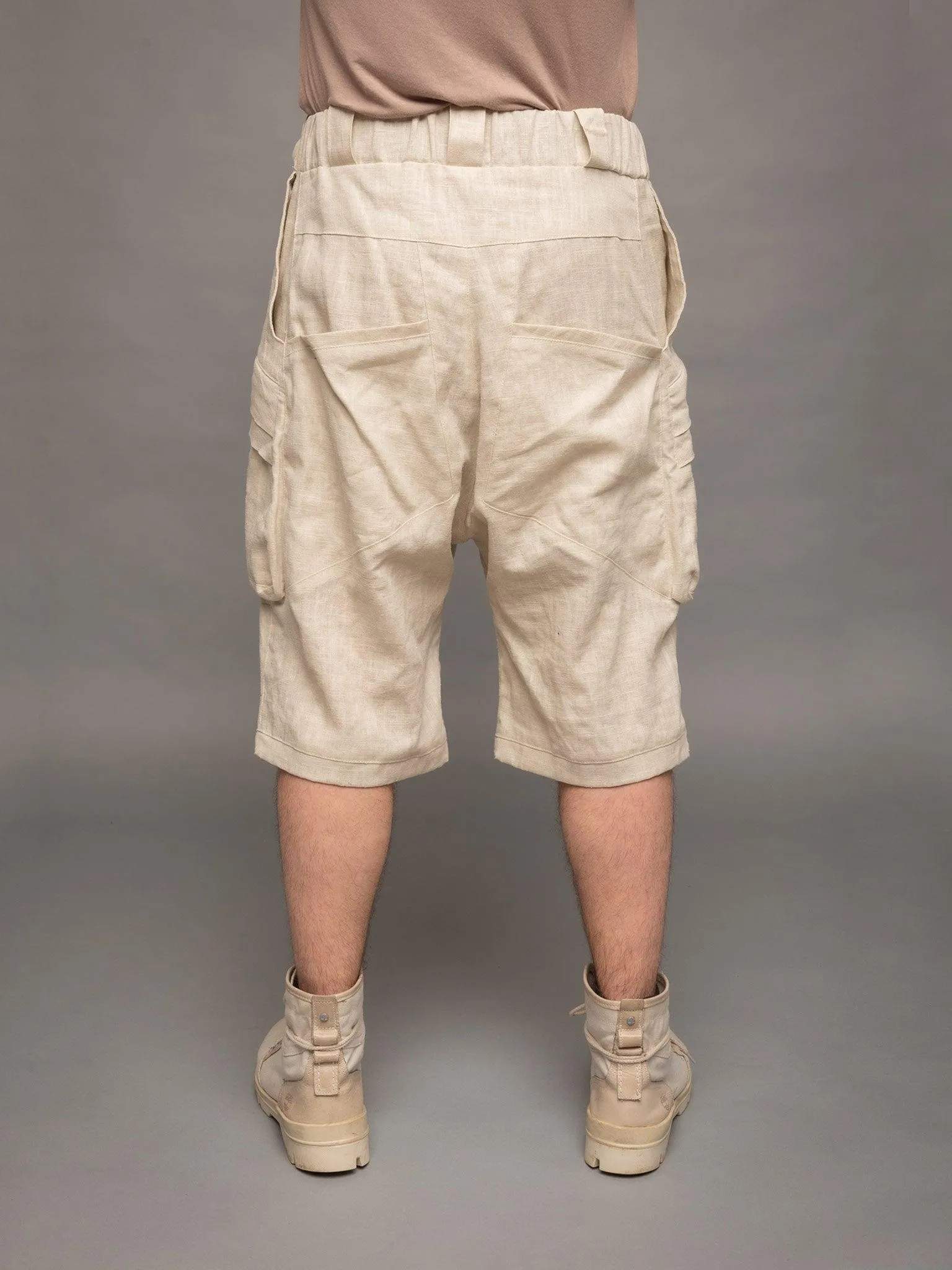 Zyrex - Lightweight Linen Cargo Shorts